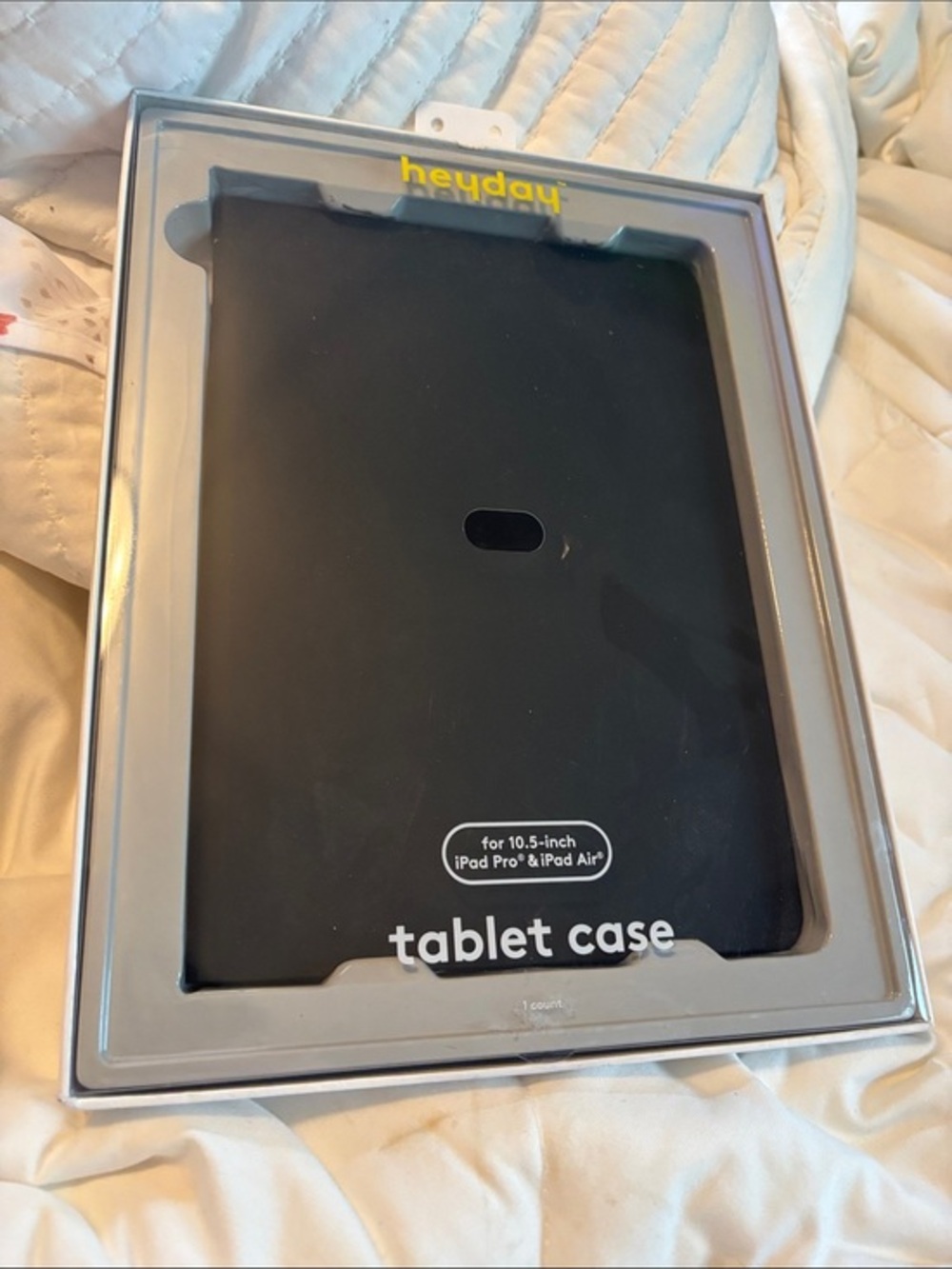 heyday Black soft touch Tablet Case for 10.5-inch iPad Pro & iPad Air New in box